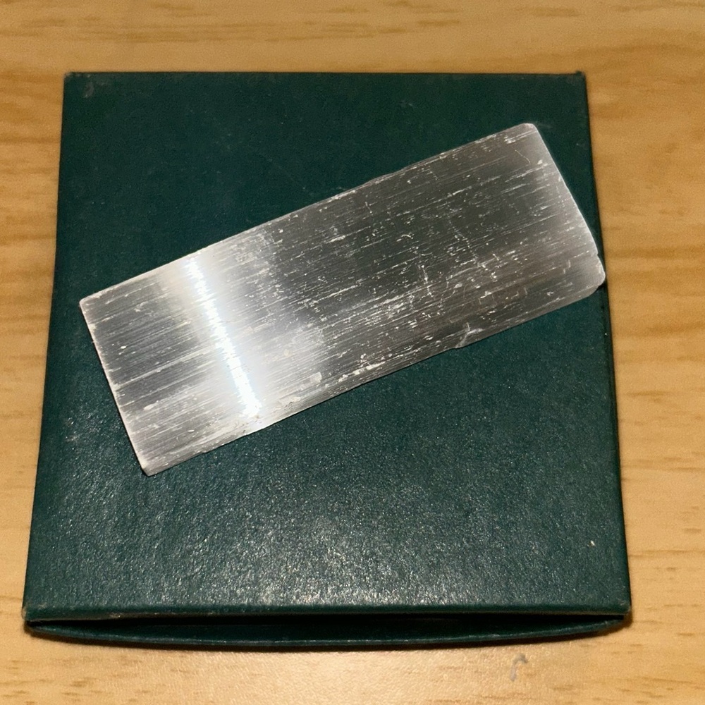 Rectangular Clear Selenite Healing Slab - Translucent White